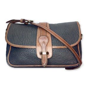 Pre-tag Vintage Dooney & Bourke Large Equestrian R54 Shoulder Bag in Smoke